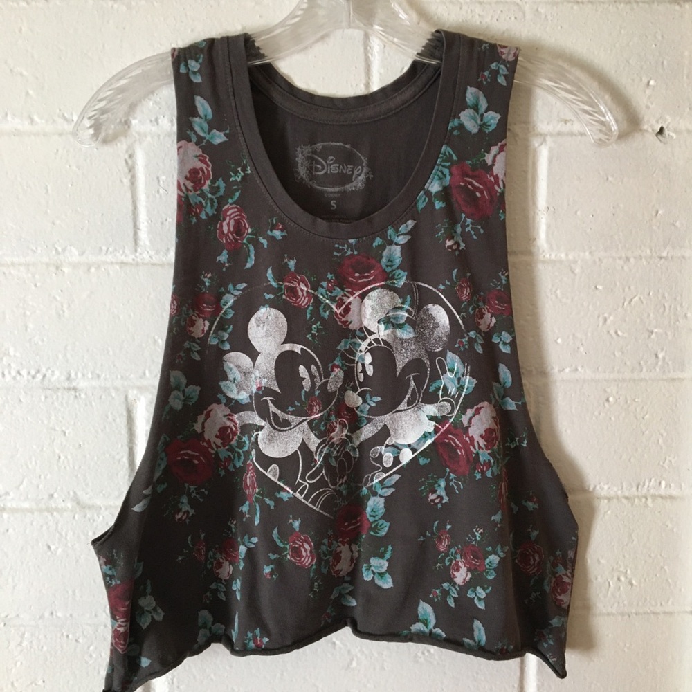 ✨Mickey & Minnie Crop Top T-Shirt✨ - Picture 9 of 11